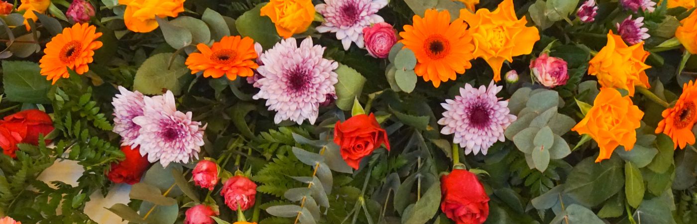 Funeral flower arrangement